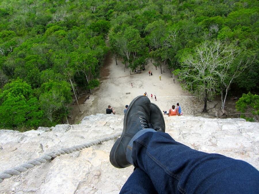The view form atop Coba