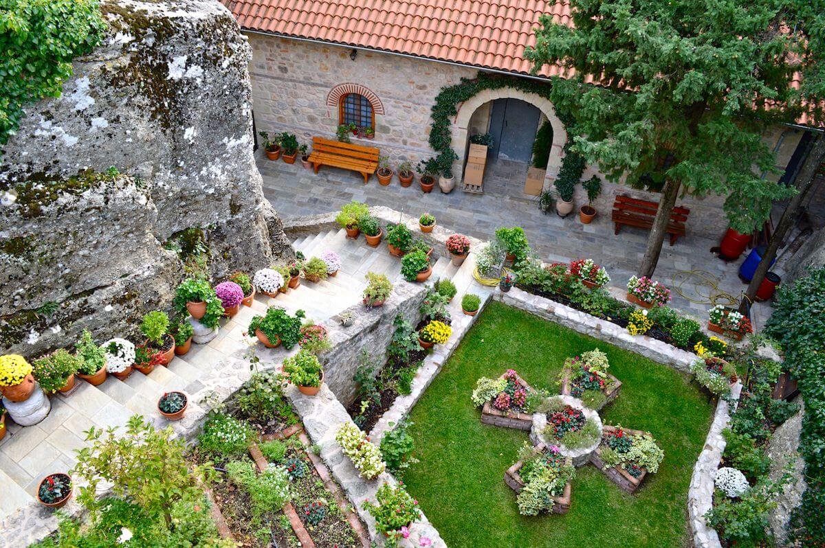 Garden of the Monasteries of Meteora