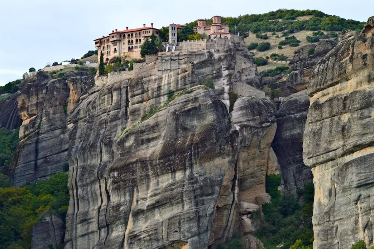 Limestone cliffs of Meteora