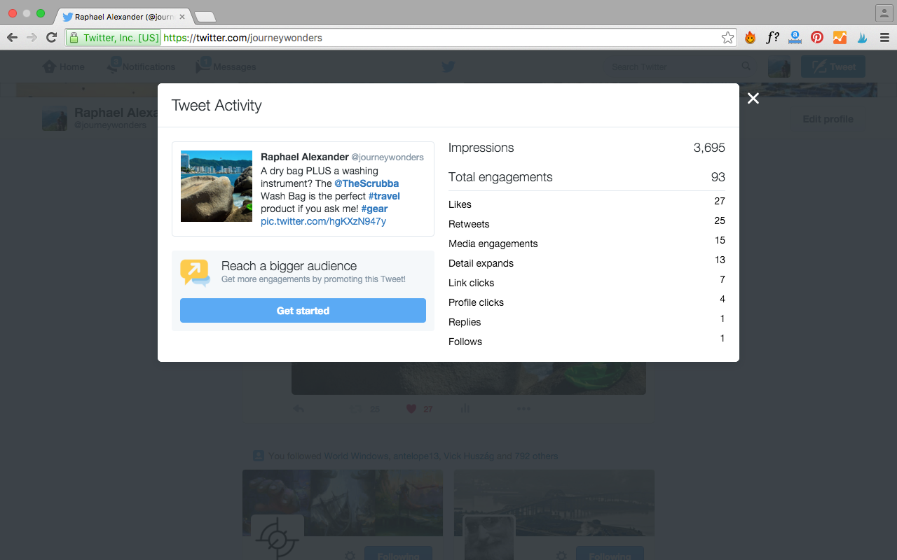 Example of Twitter Promotion