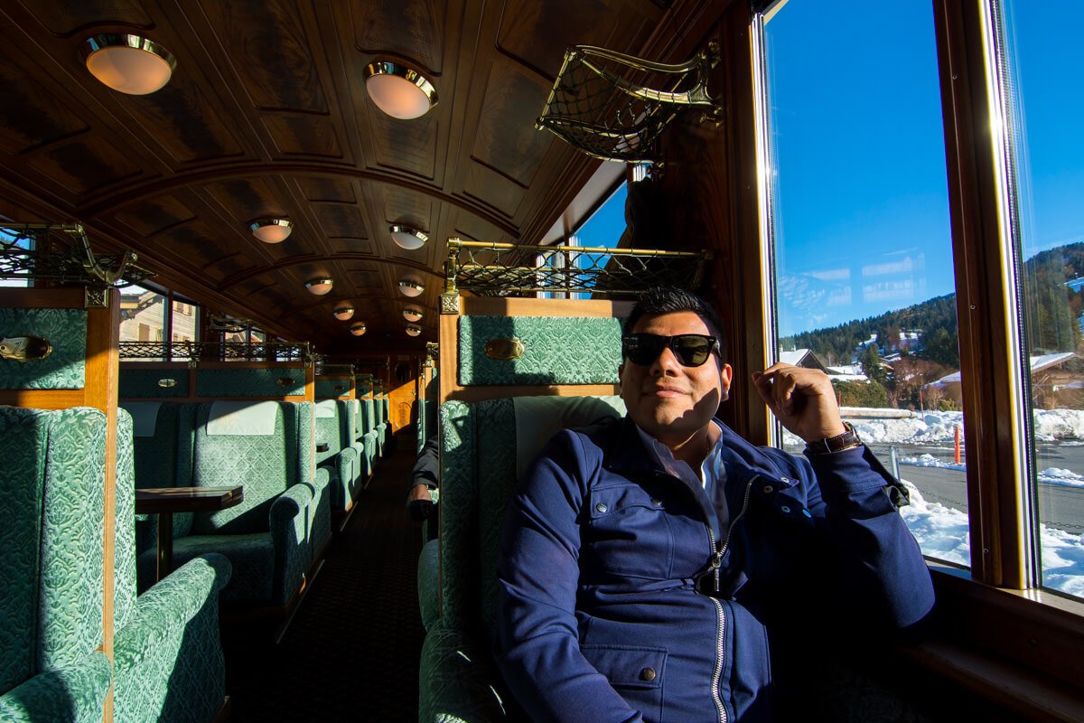 The Man of Wonders aboard the Golden Pass Classic