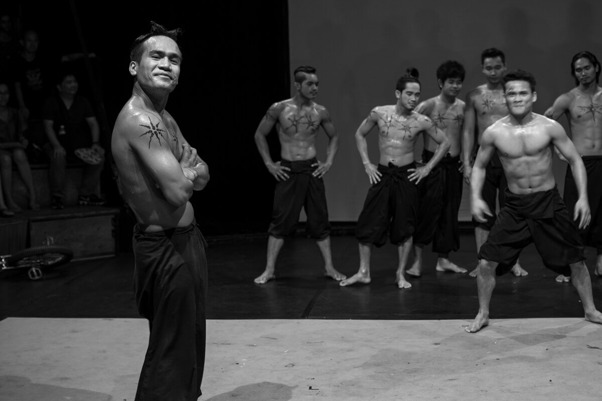 A performance of the Phare Circus in Cambodia