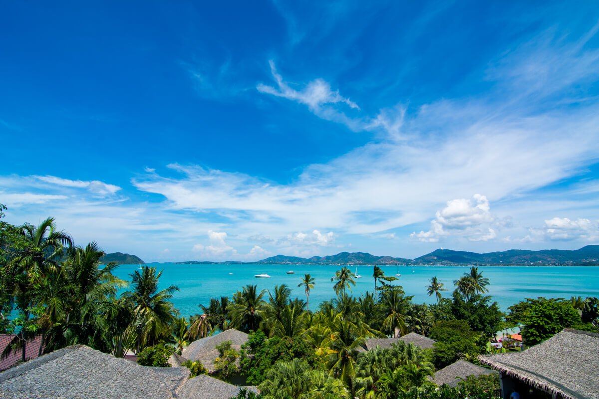 Panoramic view of Phuket from Cape Panwa