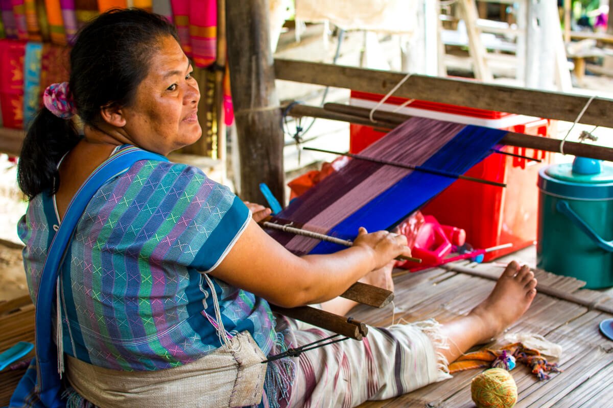The traditional textiles of South East Asia