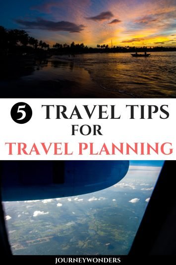 5 Travel Tips for Travel Planning