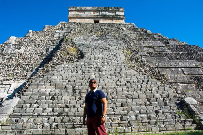 The Castillo aka the main Pyramid at Chichen Itza