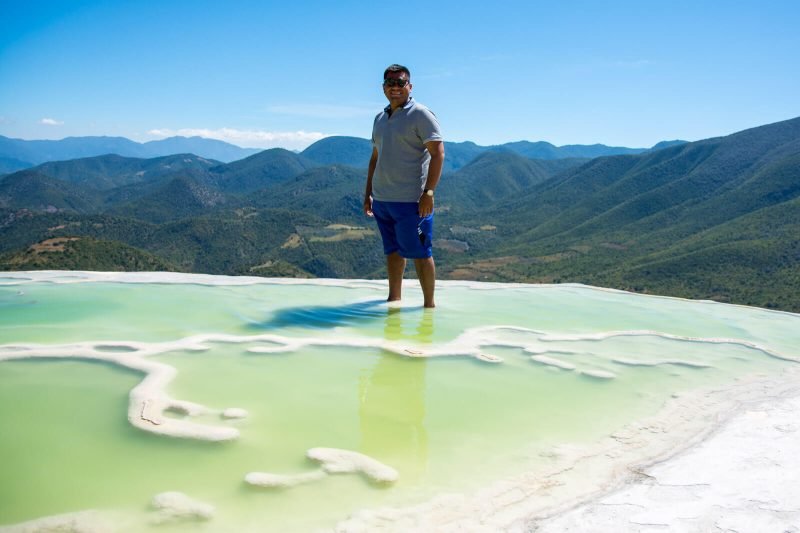 The Man of Wonders at Hierve el Agua