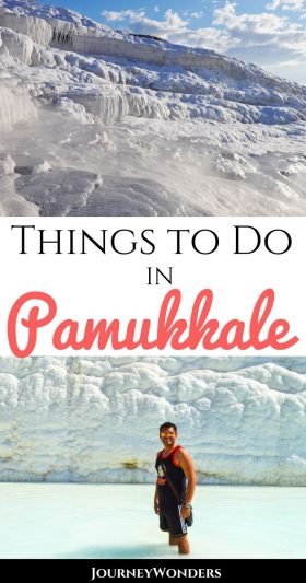 Pamukkale is probably one of the weirdest destination in the entire world. Come and explore Turkey with me and check out the Best Things to Do in #Pamukkale #Turkey #Asia