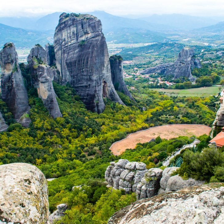 The breath taking landscapes of Meteora