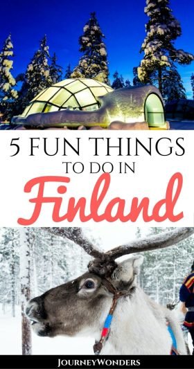 Winter In Finland: From Northern Lights To Ice Hotels There's no more magical time to travel to Finland than in winter. Beautiful nature, snowy landscapes, Christmas markets, igloos & ice hotels, and of course -- the Northern lights! All the best tips for a winter in Finland via @journeywonders