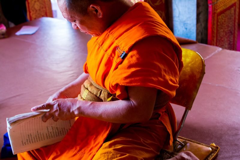 Monk Blessing in Chiang Mai