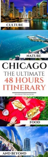 48 Hours in Chicago is the ideal time to explore the highlights of this wonderful city. Check out this 48 Hours in Chicago Itinerary about the best things to do and see in Chicago. Enjoy! #Chicago #USATravel #ChicagoTravel