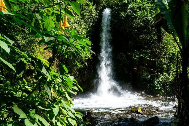 The waterfalls of the Uruapan National Park