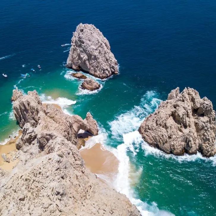 Los Arcos, Los Cabos as seen from above