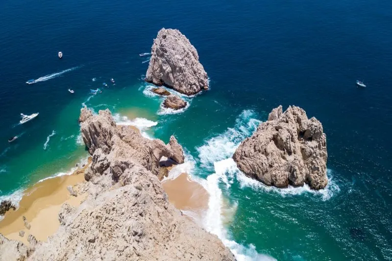 Los Arcos, Los Cabos as seen from above