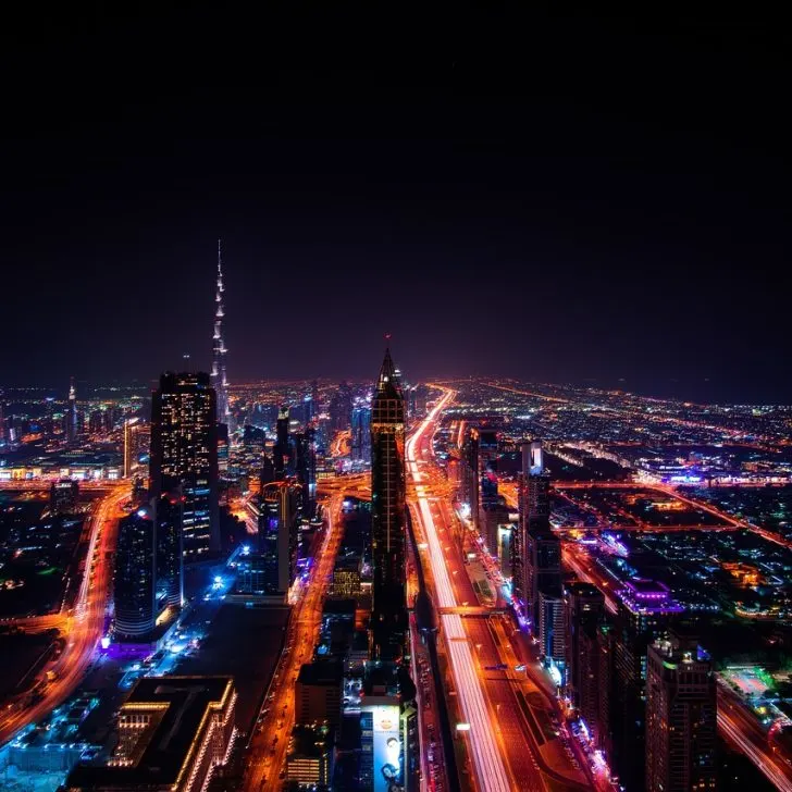 Dubai by Night