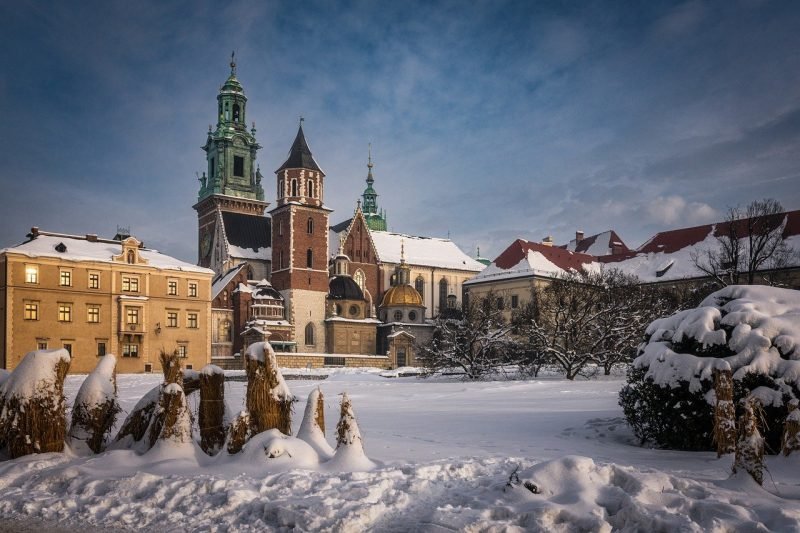 Wawel Castle in the Winter