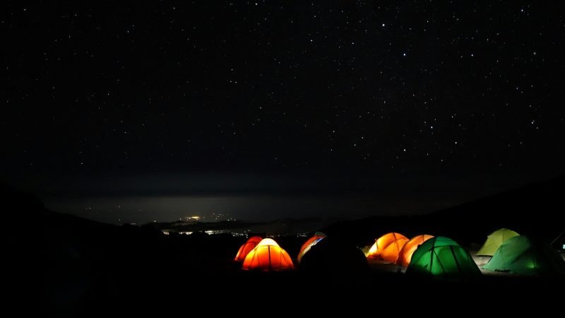 Camping at Mount Kilimanjaro